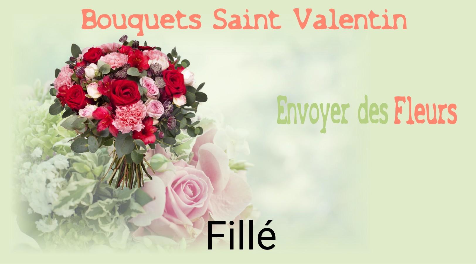 Roses de Saint-Valentin livrées à Fillé